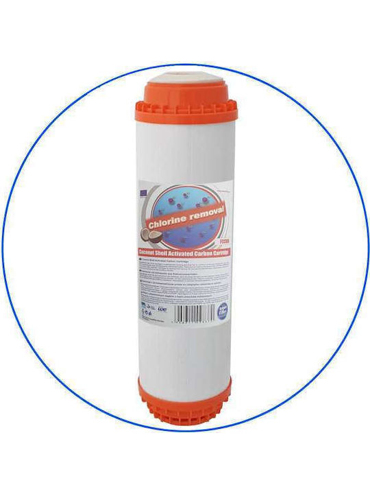 Aqua Filter Countertop and Under Sink Water Filter Replacement made of Activated Carbon 10" FCCBHD 5 μm