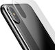 Back Film 9H Tempered Glass for iPhone X Transparent