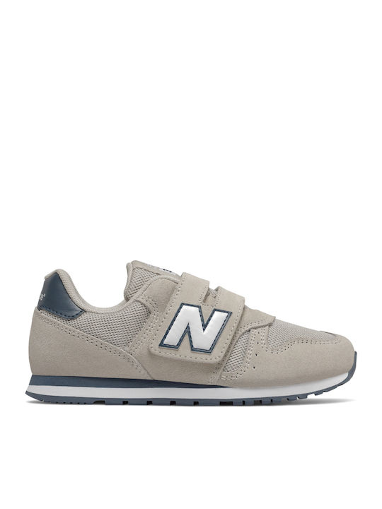 New Balance Παιδικά Sneakers 373 Hook and Loop με Σκρατς για Αγόρι Γκρι