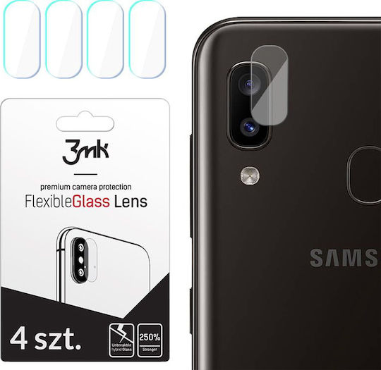 3MK Flexible Glass Lens Protector Camera Protection Tempered Glass Transparent for the Galaxy A20e