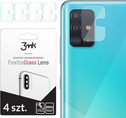 3MK Flexible Glass Lens Protector Kameraschutz Gehärtetes Glas Transparent für das Galaxy A51