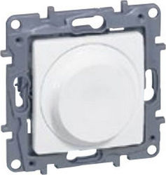 Legrand Niloe Recessed LED Front Dimmer Switch Rotary 300W White 764588