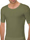 Men's Short Sleeve Undershirt Green