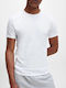 Men's Short Sleeve Undershirts White 2Pack