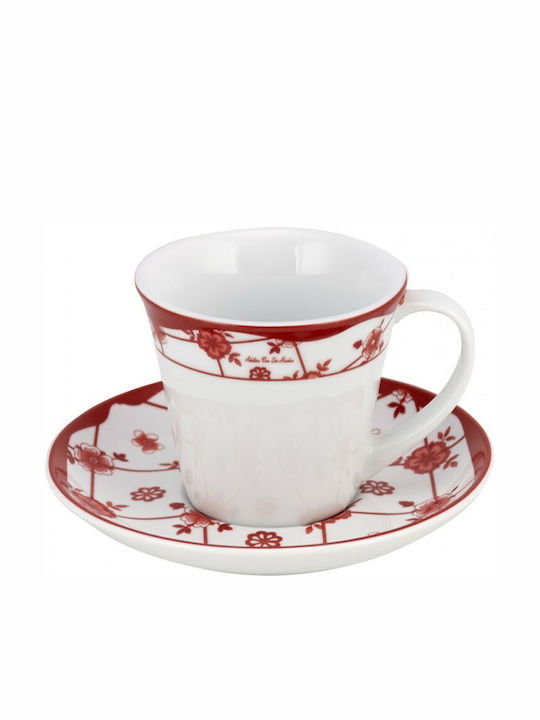 WM Collection Amaryllis Set Tassen Tea Porzellan 220ml 6Stück
