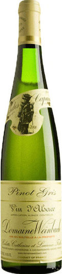 Domaine Weinbach Wine Clos De Capucins Pinot Grigio White Dry 750ml