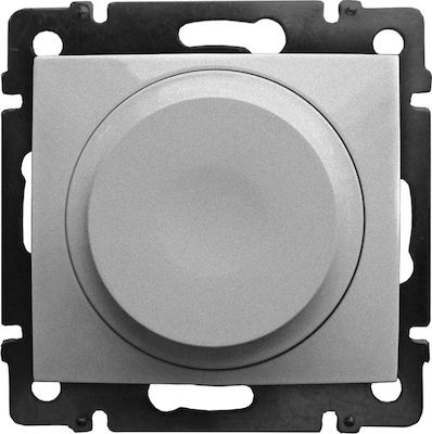 Legrand Valena Recessed Simple Front Dimmer Switch Rotary 300W Gray