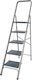 Vasomichaniki Leiter Aluminium mit 4+1 Stufen 3...