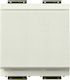 Vimar Recessed Wall Switch Commands Single Without Frame White