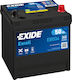 Exide Baterie Auto Excell cu Capacitate 50Ah și CCA 360A