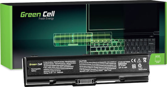 Green Cell Съвместима Батерия за Toshiba Сателит A200/A210/L300 с 4400mAh