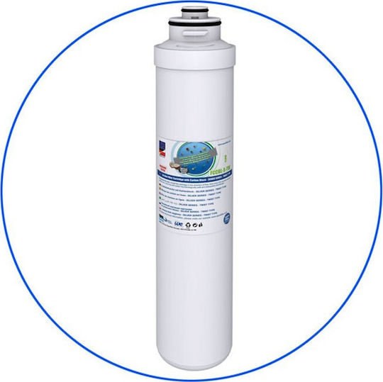 Aqua Filter Резервен филтър за вода Обратна осмоза (RO) от активен въглен 12" FCCBL-S-TW