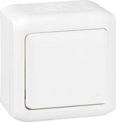 Legrand Forix 7823 External Electrical Lighting Wall Switch no Frame Basic Aller Retour Waterproof White