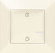 Legrand Valena Life 86 External Electrical Lighting Wall Switch with Frame Basic Illuminated Beige