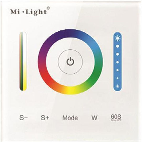 Eurolamp Επιτοίχιος Διακόπτης Dimmer με Πλαίσιο Ταινία LED Αφής 360W σε Λευκό Χρώμα