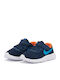 Tanjun Tanjun TDV Kids Sports Shoes Running with Hoop & Loop Closure Midnight Navy / Laser Blue / Hyper Crimson