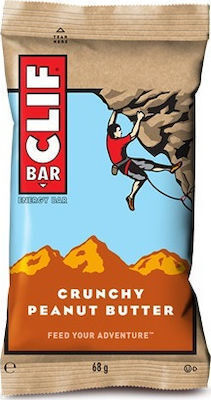 Clif Βιολογική Crunchy Peanut Butter Bannana Μπάρα Ενέργειας με Φυστικοβούτυρο 68gr