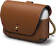 Elago Airpods Pro Leather Case Leather with Hook in Brown color for Apple AirPods Pro