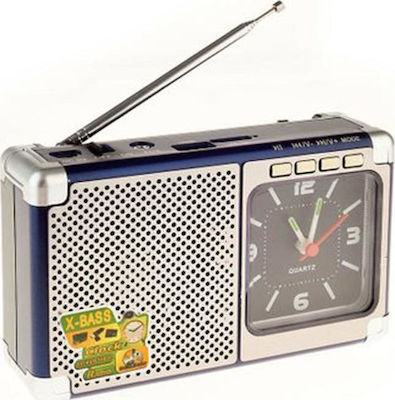 Meier M-202U Portable Radio Rechargeable with USB Silver