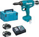 Makita Electric Stapler Battery Lithium 18V 2x5Ah with Case