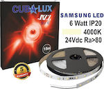 Cubalux Ταινία LED Φυσικό Λευκό 15m SMD2835 24V