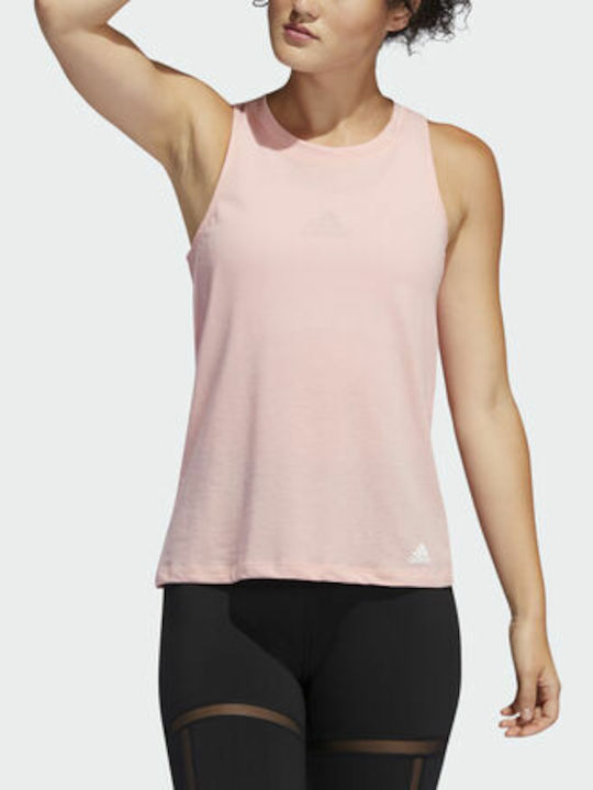 Adidas Prime Αμάνικη Γυναικεία Αθλητική Μπλούζα Ροζ