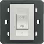 Vimar Eikon Next Recessed Electrical Commands Wall Switch no Frame Basic White