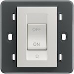 Vimar Eikon Next Recessed Electrical Commands Wall Switch no Frame Basic White 20017.N