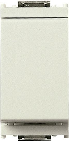 Vimar Idea Recessed Wall Switch Commands One-Way without Frame Aller Retour White