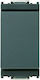 Vimar Recessed Wall Switch Commands Single Without Frame Gray
