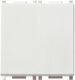 Vimar Plana Recessed Electrical Wall Switch One-Way Commands Without Frame White