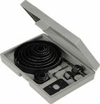 Set de ferăstraie cu coroane LaserLine HSS cu diametru de la 19mm până la 127mm pentru Lemn, Metal și Plastic