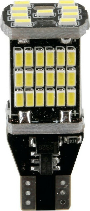 Lampa Λάμπες 45 Led SMD T15 LED 6500K Ψυχρό Λευκό 12-18V 2τμχ 58389