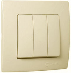 Makel Lillium Recessed Wall Switch Lighting Tri...