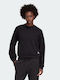 Adidas Pleated Women's Sweatshirt Black