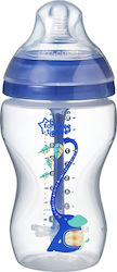 Tommee Tippee Plastikflasche Advanced Anti-Colic Gegen Koliken mit Silikonsauger für 3+ Monate Blue 340ml 1Stück