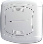 Ebode EB-RMV External Wall Switch Commands Two-Way with Frame White