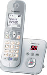 Panasonic KX-TG6821 mit Freisprechfunktion Silber