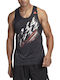 Adidas Speed Singlet Men's Athletic T-shirt Short Sleeve Black