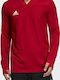 Adidas Condivo 18 Player Focus Training Men's Athletic Long Sleeve Blouse with V-Neck Power Red