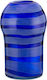WM Collection Vază Decorativă Sticlă Albastru 18x29cm 1buc