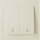 Geyer Nilson Recessed Electrical Rolling Shutters Wall Switch with Frame Basic Aller Retour Beige