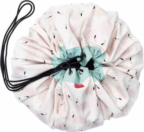 Play&go Kinder Spielmatte aus Stoff Swan Weiß 140x40cm 1Stück