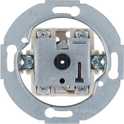 Hager Berker R. Classic Recessed Electrical Lighting Wall Switch Mechanism Rotary Medium Aller Retour