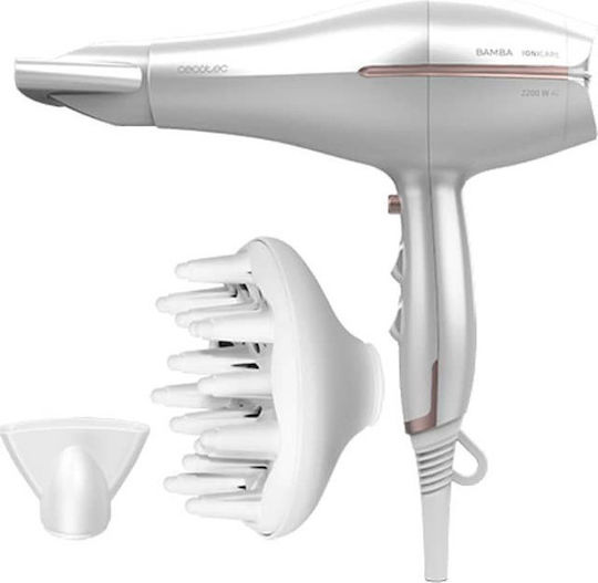 Cecotec Bamba IoniCare 5300 Maxi Aura Ionic Hair Dryer Turbo with Diffuser 2200W