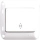 Redled Fantasy Recessed Wall Switch Lighting One-Way with Frame White