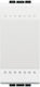 Legrand Living Light Recessed Wall Switch One-Way Without Frame White