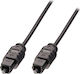 Lindy Optical Audio Cable TOS male - TOS male Μαύρο 5m (35214)
