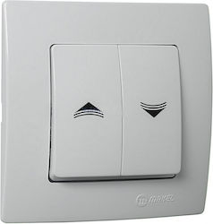 Makel Lillium Recessed Wall Switch Rolling Shut...