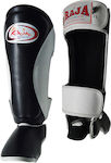 Raja Leather 411302 Shin Guards Adults Black/White